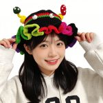 Hand Crochet Funny Monster Bucket Hat-【LOOM-023】 - Image 4