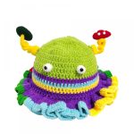 Hand Crochet Funny Monster Bucket Hat-【LOOM-023】 - Image 5