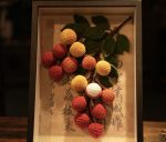 Hand Crochet Lychee Shadow Box Frame-【LOOM-022】 - Image 5