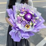 Hand Crocheted Mixed Color Flower Bouquet【LOOM-020】 - Image 2