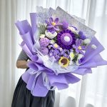 Hand Crocheted Mixed Color Flower Bouquet【LOOM-020】
