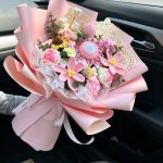 Hand Crocheted Mixed Color Flower Bouquet【LOOM-020】 - Image 5
