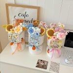 Healing Hand Crocheted Bouquet with Puppy Dolls  Sunflowers-【LOOM-019】 - Image 4