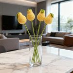Handmade Crochet Tulip Flower Stems, Knitted Artificial Tulips for Home Decor-【LOOM-014】 - Image 5