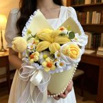 Fairy tale Lace Crochet Rose  Lily Bouquet-【LOOM-009】 - Image 5