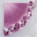 Gradient Ombre Crochet Blanket with Rose Edge | Blanket Bouquet Gift-【LOOM-003】 - Image 6