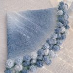 Gradient Ombre Crochet Blanket with Rose Edge | Blanket Bouquet Gift-【LOOM-003】 - Image 9