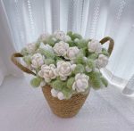 Handmade Crochet Rose Bouquet Blanket — 2-in-1 Gradient Throw & Forever Rose Bouquet Gift-【LOOM-001】 - Image 9