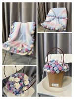Handmade Crochet Rose Bouquet Blanket — 2-in-1 Gradient Throw & Forever Rose Bouquet Gift-【LOOM-001】 - Image 10