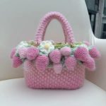 Crochet Strawberry Handbag | Fuzzy Fruit Tote Bag-【LOOM-004】 - Image 7