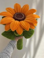Pipe Cleaner Flower Bouquet | Sunflower Rose Clover Chenille Stem Gift-【LOOM-026】 - Image 6