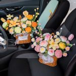 Handmade Crochet Flower Gift Basket & Bucket Set – Kawaii Floral Gift Box【LOOM-049】 - Image 3