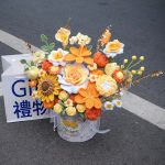 Handmade Crochet Flower Gift Basket & Bucket Set – Kawaii Floral Gift Box【LOOM-049】 - Image 9