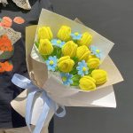 Crochet Tulip Bouquet | Handmade Kawaii Flower Gift for Her -【LOOM-031】 - Image 3