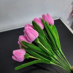 Crochet Tulip Bouquet | Handmade Kawaii Flower Gift for Her -【LOOM-031】 - Image 9