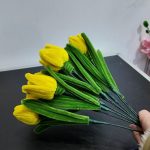 Crochet Tulip Bouquet | Handmade Kawaii Flower Gift for Her -【LOOM-031】 - Image 13