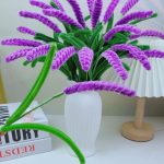 Crochet Spike Flower Bouquet Stem | Handmade Kawaii Lavender Wheat Home Decor Gift -【LOOM-050】 - Image 4