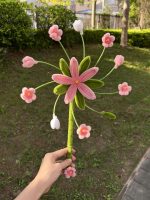 Crochet Flower Magic Wand | Handmade Kawaii Fairy Wand Gift -【LOOM-048】 - Image 6