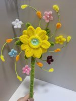 Crochet Flower Magic Wand | Handmade Kawaii Fairy Wand Gift -【LOOM-048】 - Image 7