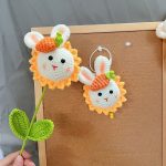 Crochet Bunny Sunflower Bouquet | Handmade Kawaii Animal Flower Gift -【LOOM-047】 - Image 7