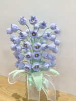 Crochet Bell Flower Bouquet Stem | Handmade Kawaii Flower Decor Gift -【LOOM-046】 - Image 2