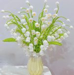 Crochet Bell Flower Bouquet Stem | Handmade Kawaii Flower Decor Gift -【LOOM-046】
