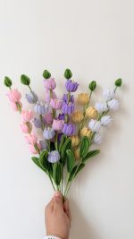 Crochet Bell Flower Bouquet Stem | Handmade Kawaii Flower Decor Gift -【LOOM-046】 - Image 12