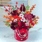 Crochet Flower Bouquet in Metal Bucket | Handmade Kawaii Floral Gift Box -【LOOM-041】 - Image 7