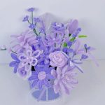 Crochet Flower Bouquet Bucket | Handmade Kawaii Ready-to-Gift Decor -【LOOM-040】 - Image 3
