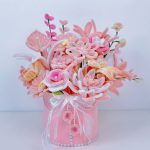 Crochet Flower Bouquet Bucket | Handmade Kawaii Ready-to-Gift Decor -【LOOM-040】 - Image 4