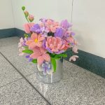 Crochet Flower Bouquet Bucket | Handmade Kawaii Ready-to-Gift Decor -【LOOM-040】 - Image 6