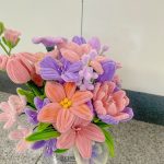 Crochet Flower Bouquet Bucket | Handmade Kawaii Ready-to-Gift Decor -【LOOM-040】 - Image 7