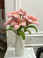Crochet Lily Bouquet Stem | Handmade Kawaii Flower Decor Gift -【LOOM-039】 - Image 2