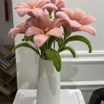 Crochet Lily Bouquet Stem | Handmade Kawaii Flower Decor Gift -【LOOM-039】