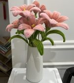 Crochet Lily Bouquet Stem | Handmade Kawaii Flower Decor Gift -【LOOM-039】