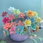 Crochet Mixed Flower Bouquet | Handmade Kawaii Floral Gift Decor -【LOOM-037】