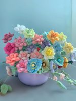 Crochet Mixed Flower Bouquet | Handmade Kawaii Floral Gift Decor -【LOOM-037】