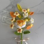 Crochet Mixed Flower Bouquet | Handmade Kawaii Floral Gift Decor -【LOOM-037】 - Image 6