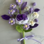 Crochet Mixed Flower Bouquet | Handmade Kawaii Floral Gift Decor -【LOOM-037】 - Image 7