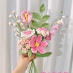 Crochet Mixed Flower Bouquet | Handmade Kawaii Floral Gift Decor -【LOOM-037】 - Image 9