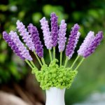 Crochet Lavender Bouquet | Handmade Kawaii Floral Home Decor Gift -【LOOM-036】 - Image 3