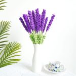 Crochet Lavender Bouquet | Handmade Kawaii Floral Home Decor Gift -【LOOM-036】