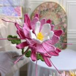 Crochet Lotus Flower Bouquet | Handmade Kawaii Boho Home Decor Gift -【LOOM-033】 - Image 5