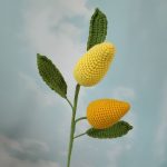 Crochet Mango Bouquet | Handmade Kawaii Fruit Decor Gift -【LOOM-029】 - Image 4