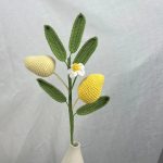 Crochet Mango Bouquet | Handmade Kawaii Fruit Decor Gift -【LOOM-029】 - Image 5