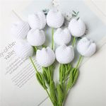 Crochet Tulip Bouquet | Handmade Kawaii Flower Decor Gift -【LOOM-028】 - Image 5