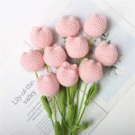 Crochet Tulip Bouquet | Handmade Kawaii Flower Decor Gift -【LOOM-028】 - Image 6